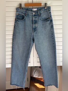 Zara jeans size 8 high rise